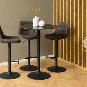 Тъмнозелен бар стол с регулируема височина (височина на седалката 86 cm) Adisa – Actona