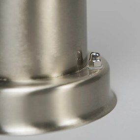 Външна лампа стълб стомана 45 см IP44 - Rox с наземна шпилка и кабелен втулка