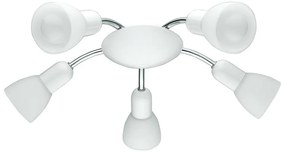 Eglo 75305 - LED точково осветително тяло DAKAR 5xE14/3,5W/230V бяло