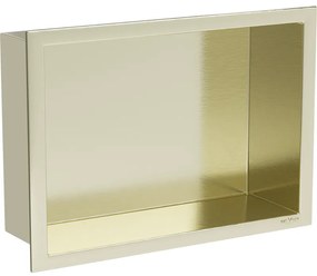 Mexen X-Wall-R стелаж за вграждане с корни 30 x 20 см, златен - 1950302010
