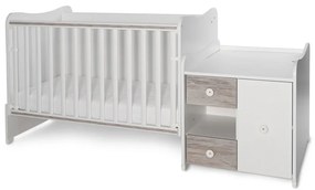 LORELLI Classic Трансформиращо се легло-люлка 190/72 см. MINI MAX БЯЛО/АРТ