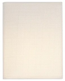 Модерна стенна лампа от юта, бяла, с текстилен абажур - Vete