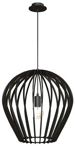 Amplex 5019 - Висяща лампа на кабел BALA 1xE27/20W/230V черна