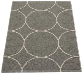 Тъмносив килим за открито и закрито 70x100 cm Boo Charcoal Linen – Pappelina