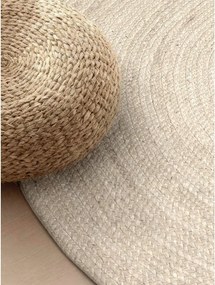 Кремав двустранен/ръчно изработен ютен килим 160x230 cm Braided – Hanse Home