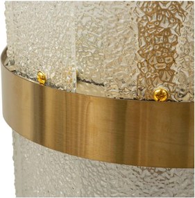 Стъклена стенна лампа в златист цвят Gris – Mauro Ferretti