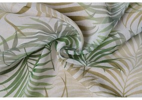 Зелено-бежова завеса 300x260 cm Palmas - Mendola Fabrics