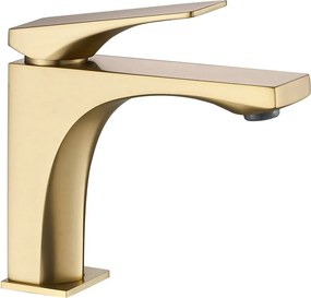 Смесител за мивка PREMIUM Rea Joe Brush Gold low