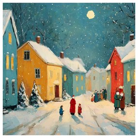 Картина на платно – Спокойна коледна нощ