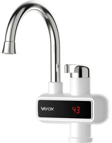 Проточен бойлер с LED дисплей 3000W/230V IPX4 бял