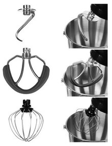 Планетарен миксер Ruhhy RH-16746, 1700W, 4.5 литра, 8 скорости + Пулс, 3 приставки, ПОДАРЪК - Пош и 24 шприца