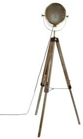 Лампион atmosphera Ebor, Метал и Дърво, Бронзов, 152 cm