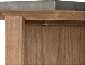 Конзолна маса с метална плоча в естествен цвят 40x110 cm Riva – Bloomingville