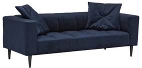 Триместен диван atmosphera Indra, 221x90x75 cm - Тъмносин