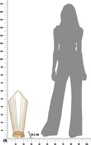 Стойка за чадър в златисто, височина 60 cm Glam - Mauro Ferretti