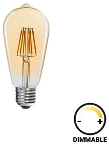 LED крушка ST64 - 342-000082 цвят кехлибар