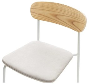 Трапезни столове в комплект от 2 броя в бежово-натурален цвят Adriana - Marckeric