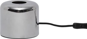 Основа на лампа в сребрист цвят 10 cm Glans – Star Trading