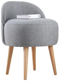 Табуретка NIKI, Ø 46 см, сива