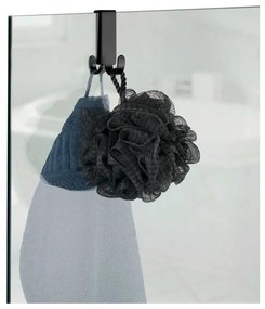 Черен висящ самоносещ метален комплект аксесоари за баня Classic - Wenko