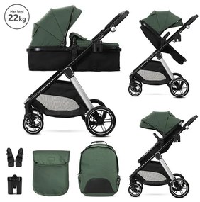 Комбинирана детска количка 2в1 ASPEN LORELLI - GREEN