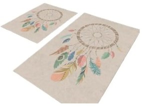 Бежови килими за баня в комплект от 2 бр. 60x100 cm – Mila Home