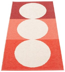 Червен и кремав килим за открито и закрито 70x140 cm Otto Berry – Pappelina