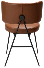 Кафяв трапезен стол в цвят коняк Roost - DAN-FORM Denmark