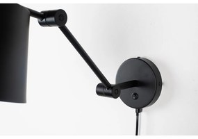 Черна стенна лампа Hajo – White Label