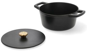 Гърне от излято желязо с капак подходящо за индукционен котлон 3,6 l – Holm
