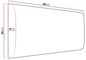 Тапициран стенен панел 60x30-Gkri
