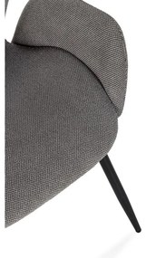 Сиви тапицирани трапезни столове в комплект 2 бр. Ansu – Marckeric