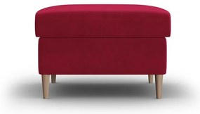 Червена кадифена табуретка Kyoto – Cosmopolitan Design