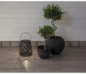 Черен LED фенер, височина 28 cm Calabria - Star Trading