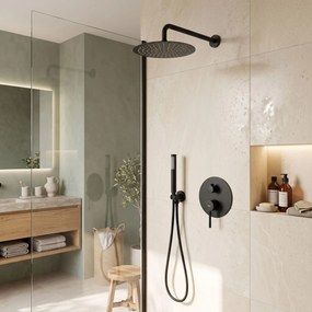 Душ система за вграждане Rea Lungo Black