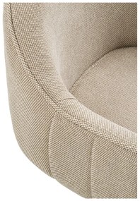 Светлосиви тапицирани трапезни столове в комплект с подлакътници 2 бр. Tamera – House Nordic