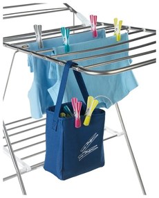 Синя кошница за закачане на дрехи Peg - Wenko