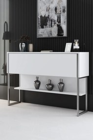 Скрин Luxe, цвят Сребърен Бял