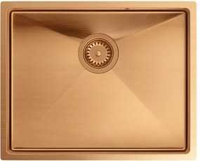 Стоманена мивка ANTHONY 60 COPPER