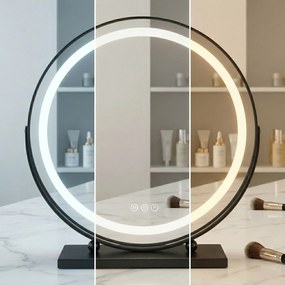 Огледало LED MAKE-UP Black 50 cm