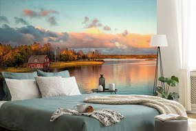 Фототапет – Залез над езеро