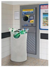 Бяло текстилно кошче за боклук за рециклиране 69 l Jumbo – Wenko