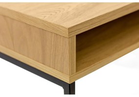 Работна маса с дъбов плот 35x100 cm Frame – Woodman