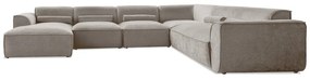 Бежов ъглов диван (десен ъгъл/"U" форма) Flex Felix – Miuform