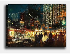 Живопис 100x70 cm City Street - Wallity
