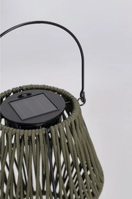 LED фенер със соларен панел в цвят каки (височина 17 cm) Juny – Yes Everyday