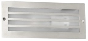 Модерна вградена лампа стомана IP44 - Hurricane