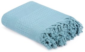 Синя памучна покривка за двойно легло , 220 x 240 cm Peacook - Mijolnir