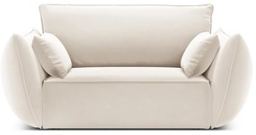 Бежово кадифено кресло Vanda – Mazzini Sofas