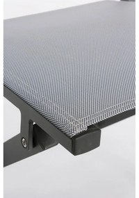 Сив градински стол метален Elin – Bizzotto